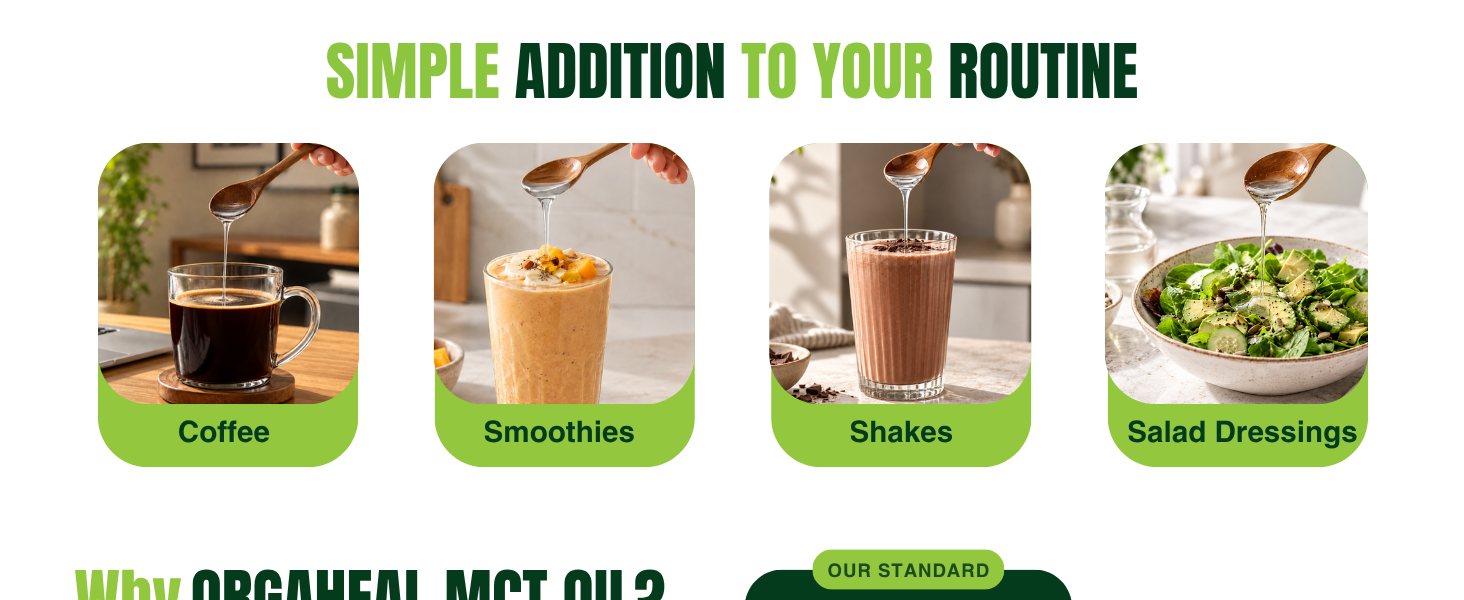 Organic MCT Oil, 500ml | Keto & Vegan | Pure Medium Chain Triglycerides from Coconut | Energy Support | C8 & C10 | Ideal for Coffee, Smoothies & Shakes