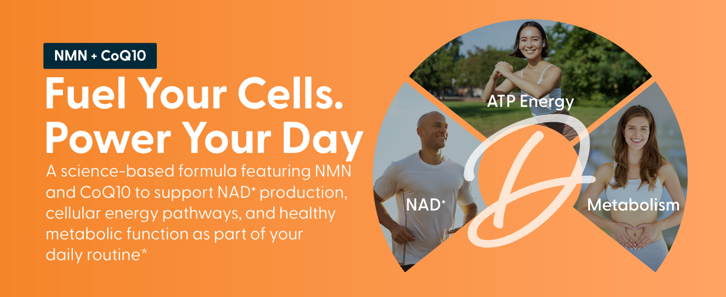 Doctor's Best NMN + CoQ10 Supplement, for Women & Men, Vegan, 60 Veg Caps