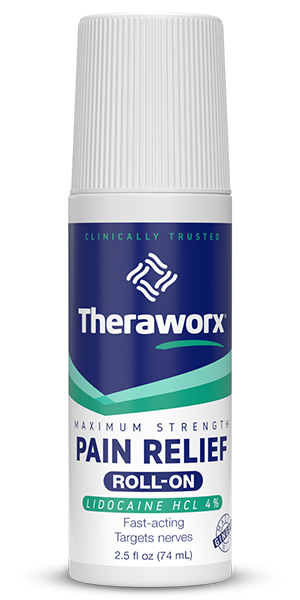 Theraworx Maximum Strength Pain Relief Lidocaine Roll-On - 2.5oz - 1 Count
