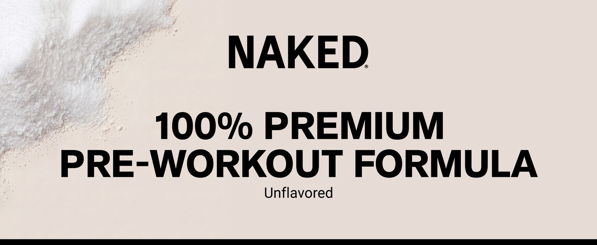 NAKED Energy - Pure Pre Workout Powder for Men and Women, NSF Certified, Vegan, Unflavored, Healthy Pre Workout - No Added Sweeteners, Colors Or Flavors - 50 Servings