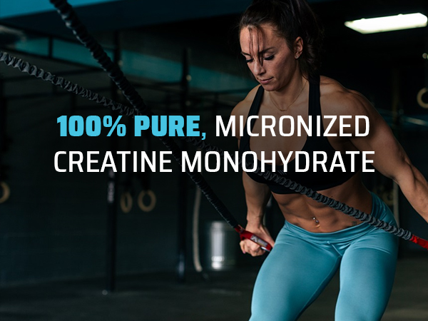 Swolverine Creatine Monohydrate Powder - 5g Micronized Creatine, Third-Party Tested, Single-Ingredient, Supports Muscle Strength, Power, Recovery & High-Intensity Performance, 30 Servings, Unflavored