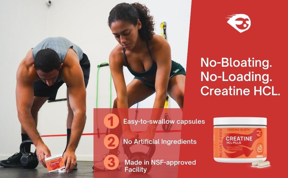 Bod Creatine HCL Capsules – 150 Pills | Creatine Hydrochloride Supplement for Men & Women | Easy-to-Swallow Alternative to Monohydrate Powder, Unflavored & Keto-Friendly