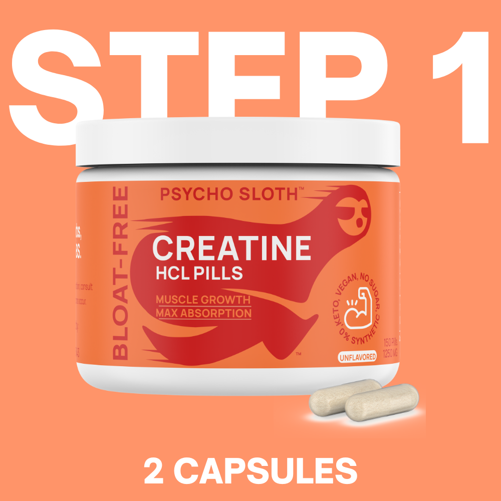 Bod Creatine HCL Capsules – 150 Pills | Creatine Hydrochloride Supplement for Men & Women | Easy-to-Swallow Alternative to Monohydrate Powder, Unflavored & Keto-Friendly