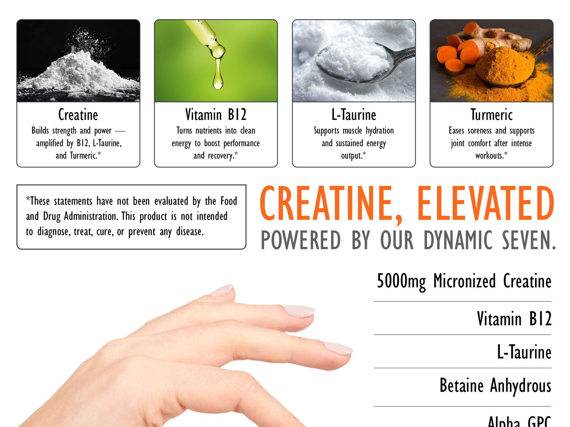 Creatine Monohydrate Gummies for Men & Women - Sugar Free & Vegan Advanced Formula W/L-Taurine + Vitamin B12 - for Muscle Strength, Muscles Builder, Recovery, Energy Boost, Pre-Workout Supplement