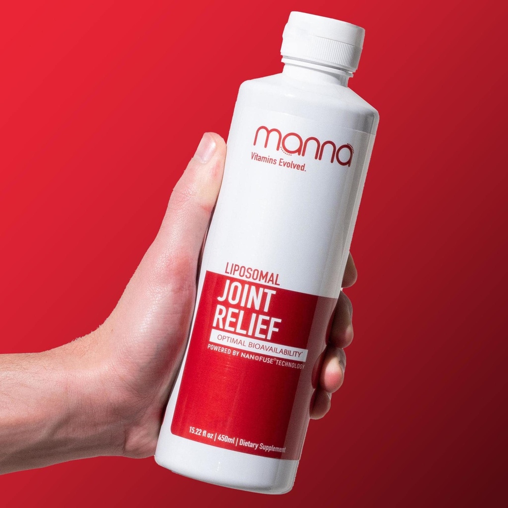 Manna-vitamiinit Evolved Liposomal Joint Relief Supplement for Women, Miehet Sisältää Curcumin, Glukosamiini, Chondroitin, Quercetin for Joint Health, Turvotus, särkyjä, lisätä liikkuvuutta, liikkuvuutta