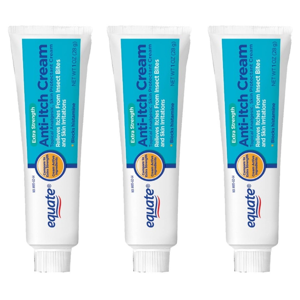 Equate Extra Strength Itch- ja ihonsuojainvoide, 1 Ounce (3 pakkaus)