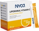 NYO3 Liposomaalinen C-vitamiini Powder, tukee immuunijärjestelmää ja kollageeni Booster, Tehokas antioksidantti, parantaa ihon terveyttä, Gluteeniton, suuri Imeytyminen C-vitamiini, 500 mg, 30