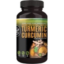 100% raaka ja orgaaninen kurkuma curcumin kapselit. Certified Organic, Gluteeniton, ei-GMO, ja kofeiiniton. Tehostettu valkosipuli, inkivääri ja mustapippuri, 500 mg, 120 vegan kapselit