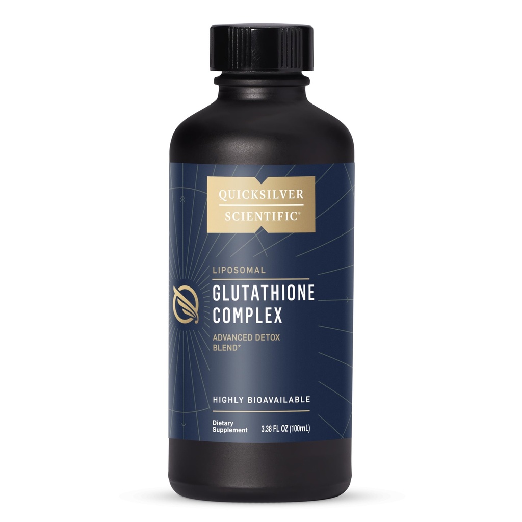 Quicksilver Scientific Glutatione Complex - Superior Imeytyminen Antioksidantti täydentää Liquid Glutatione & Milk Thistle - B-vitamiini Complex - täydennysosa päivittäinen käyttö (3.38 fl oz)