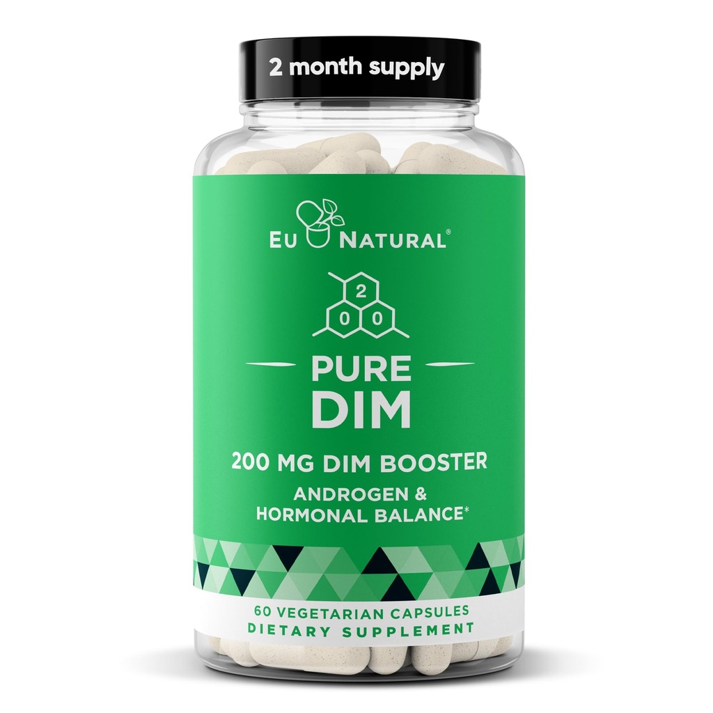 DIM-lisä Puhdasta 200 Mg naisille tai miehille Estrogeenihormoni Balance Supplement energia, väsymys, stressi, menopaussit, Hot Flasss ...