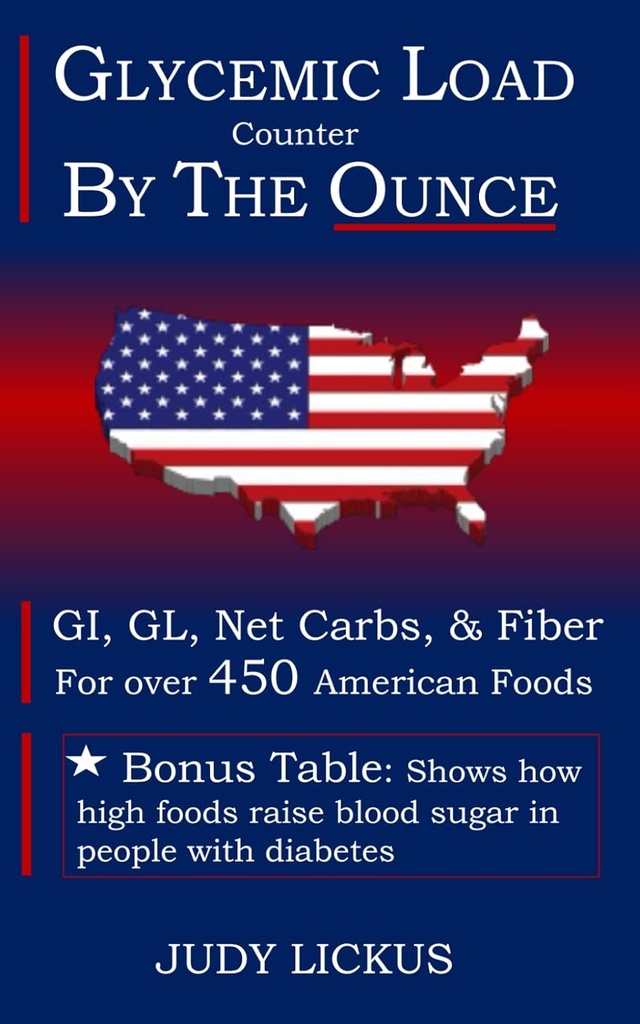 Glycimic Load Counter: Kun POCKET OHJE GI, GL, Net Carbs & Fiber yli 450 American Foods