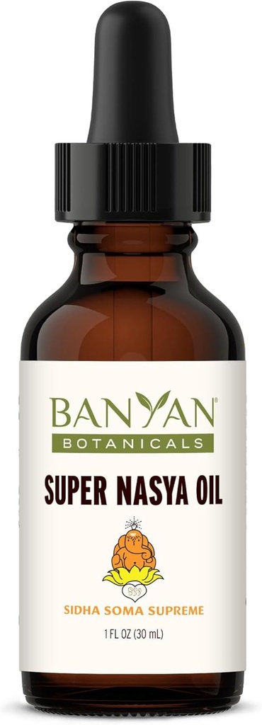 Banyan Botanicals Super Nasya Oil ... Kasviperäisiä Nasal Oil Drops with Rose & Sandalwood...
