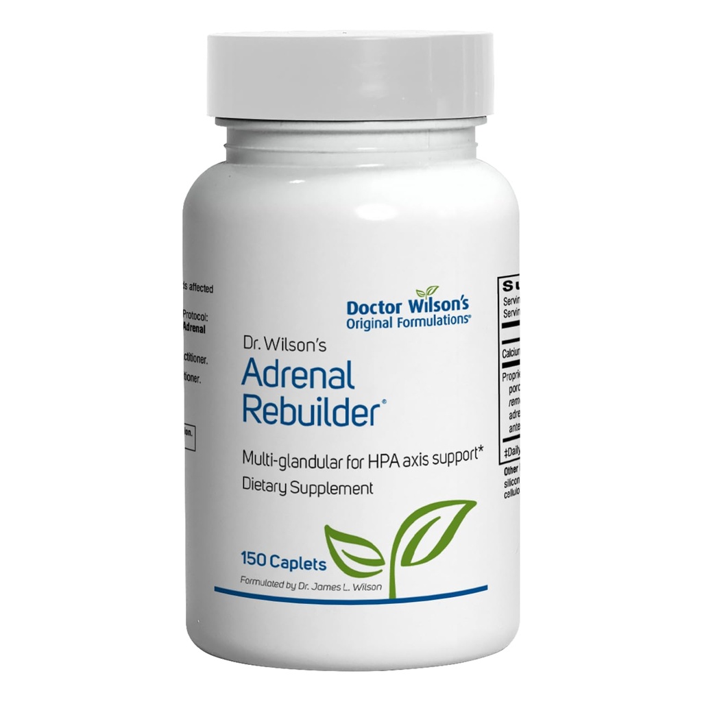 Dr Wilsons Adrenal Rebuilder 150 Caplets multiglandular inklusive Adrenal Cortex för Adrenal och HPA Axis Support*