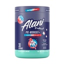 Alani Nu Pre workout+ Powder Rocket POP, Extra Boost, Sokeriton, 300 mg kofeiini, L-Theanine, Beta-Alanine, Citroline, 30 tarjoilua