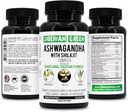 Siperian vihreä Ashwagandha Altai Shilajit & Turmeric Ayurvedic Complex 60 kapselia ... Perinteinen Siperian Formula Stress Relief, Mieliala, energiatuki, immuunijärjestelmän Recovery