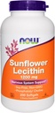 Nu Foods Sunflower Lecithin 1200mg, 200 Softgels, pack av 2