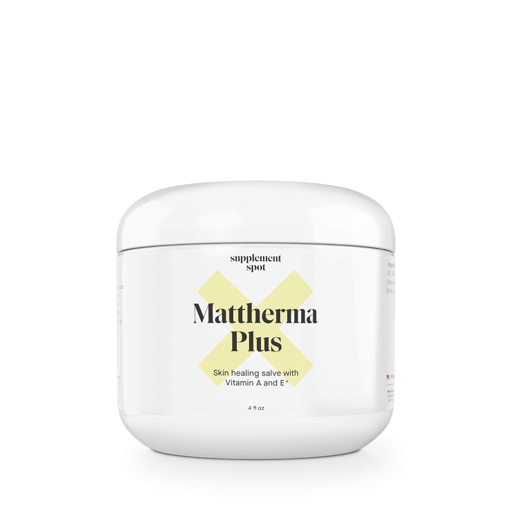 Mattherma Plus Skin Healing Voide (4 Fl Oz.) - Rauhoittava Salve for Cracked Skin w/Vitamin E & A ...