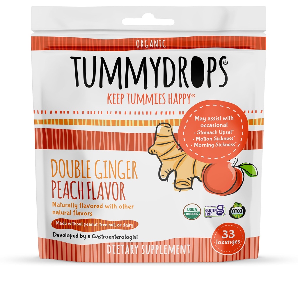 Makutipat USDA Organic Double Ginger Persikka, 33 imelät