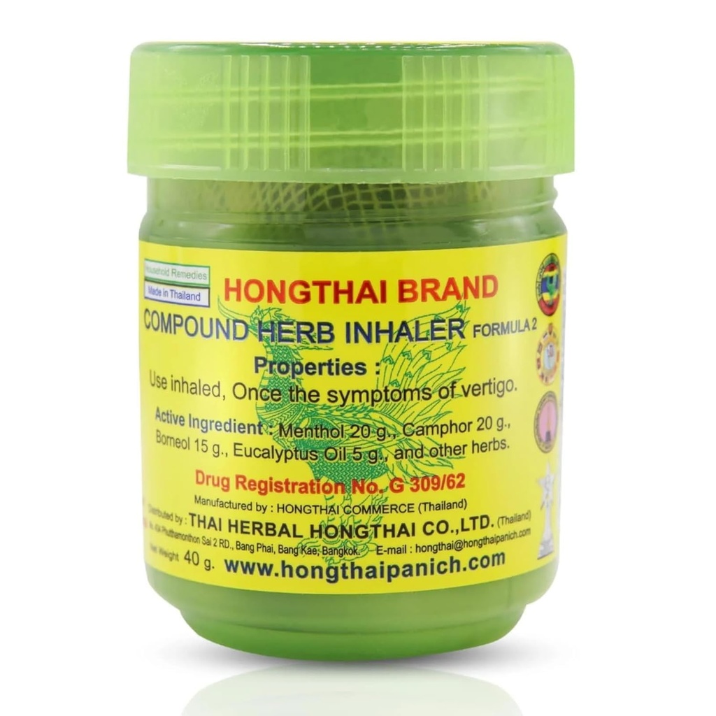 Hong Thai traditionell thailändsk växtbaserad inhalator