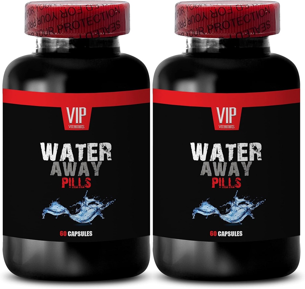 Turvotus helpotus ja vatsan reduction - Water Away Diuretic pillereitä - Natural Detox pillereitä - Vesi pillereitä Turvota jalat ja jalat - Luonnollinen diureetit veden säilyttämiseen - Diureetit pillereitä - 2B 120Kapsuleja