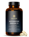 Omega 3 Fish Oil 1200mg (480mg EPA/360mg DHA per kapseli) High Strength, Ultra Pure, Eco Friendly 60 kapselia, 2 kuukautta Supply. GMP & Merisertifikaatin ystävät