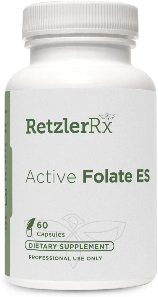 Hormonien Synergia Aktiivinen Folaatti ES - 5- MTHF - 10 000 mikrog (10 mg) per tarjoilu - 5- MTHF ( 5-metyylitetrahydrofolaattina) - Bioaktiivinen Folaatti Quatrepolic® - 60 Veg Caps