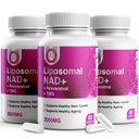 Ren NAD Resveratrol och TMG, 2000mg, 3 i 1 Avancerad Formel, Immune & Energy Support, Skin & Overall Health, 60 kapslar