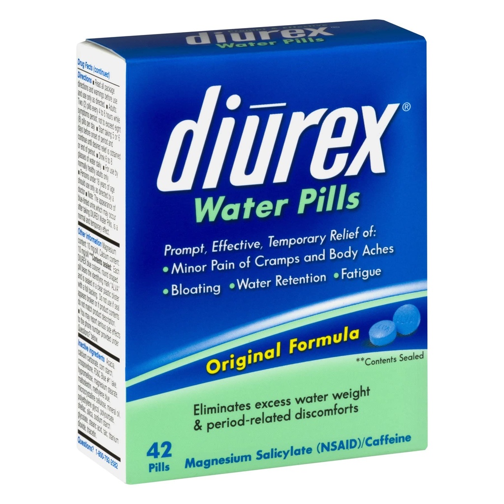 Diurex vesi pillereitä Alkuperäinen Formula - 42 pillereitä
