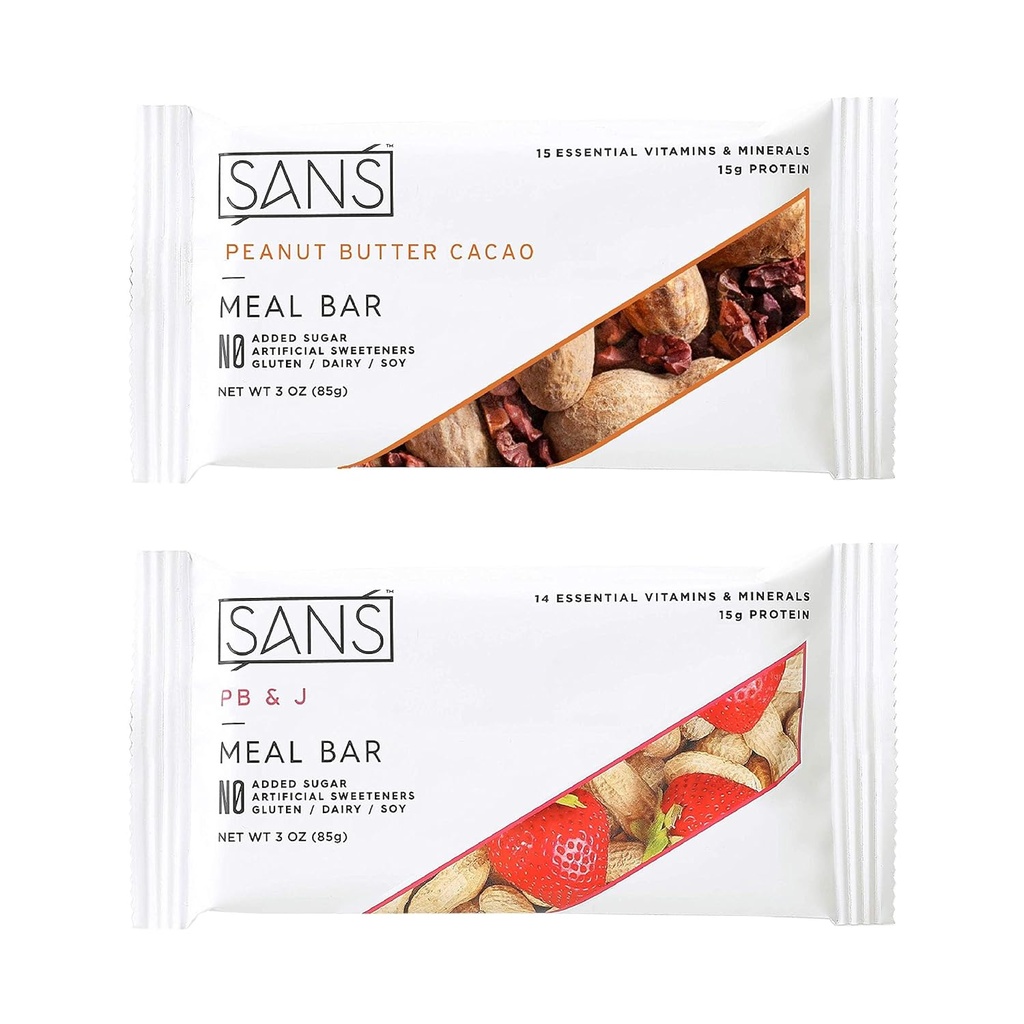 SANS Ateriankorvike proteiinia Bar ... Kaikki luonnolliset ravitsemus baari ilman lisättyä sokeria...