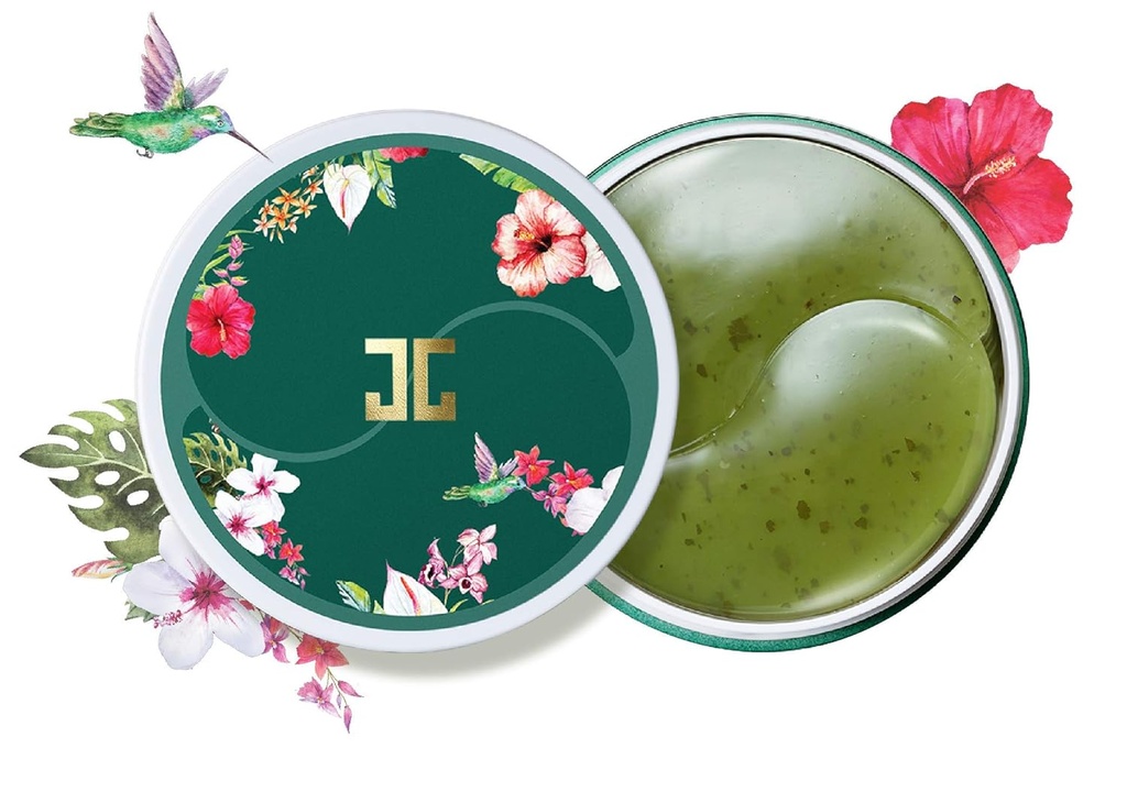JAYJUN Green Tea Eye Gel Patch, Dark Circle, Puffy Eye, Under Eye Patch, 1.4g, 60 Jar
