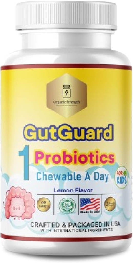 Lapset Probiootit Gut Health ... Lemon Flavor, Halal Childrens Probiootti... Probiootit lapsille, edistää digestiivinen tuki ja hyvinvointi.