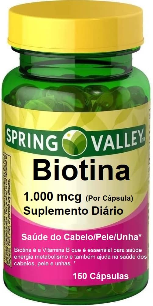 Spring Valley - Biotin 1000 mikrog, 150 tablettia