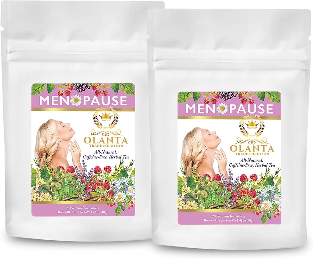 Vaihdevuodet tee - Post Vaihdevuodet Vitamiinit, Vaihdevuodet Lisäravinteet naisille kuumat Väläykset, Yrttiteetä vaihdevuosia varten, Immuuniavustaja, Vaihdevuodet Mukavuus - 40 Premium Tea Sachets