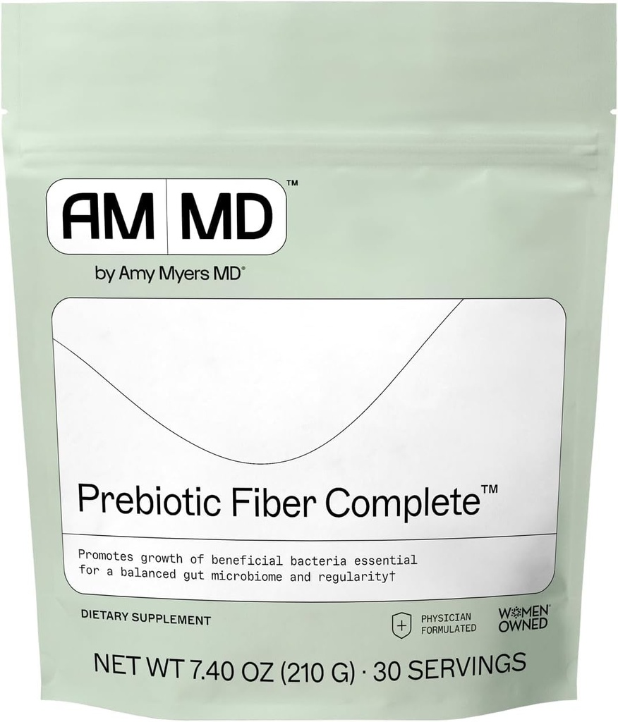 Amy Myers MD Prebiotic Fiber Powder - Gut Support - Organic Acacia Fiber - Keto Friendly - Gluteeniton, Munaton, ei-meijeri, ei-GMO - 30 tarjoilua