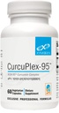 XYMOGEN CurcuPlex-95 - Gurkmeja Curcumin Supplements with Enhanced Bioavailability - Daily Brain Support Supplement (60 Vegan Turmeric Capsules)