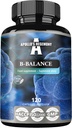 APOLLO: s HEGEMONY B-Balance 120 Vegan kapslar - Vitamin B-komplex innehåller vitaminer B1, B2, B6, B12, folat och mer - 4 månaders leverans - stöder övergripande hälsa