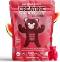 Creatiini Monohydraatti Gummies miesten & naisten ... 5000 mg Creatiini Gummies per tarjoilu... Sokeria, Gluteeniton & Halal ... pakkaus 90 pre harjoitus & lihasten Recovery Watermelon Flavor