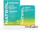 Natrol Quick Balance Energy Mints, Energy Supplement, 30 Lemon Green Tea naturligt och artificiellt smaksatt, 30 Count, 15 Day Supply