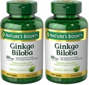 Luonnon Bounty Ginkgo Biloba 60 Mg, 200 kapselia (17243) (pakkaus 2)