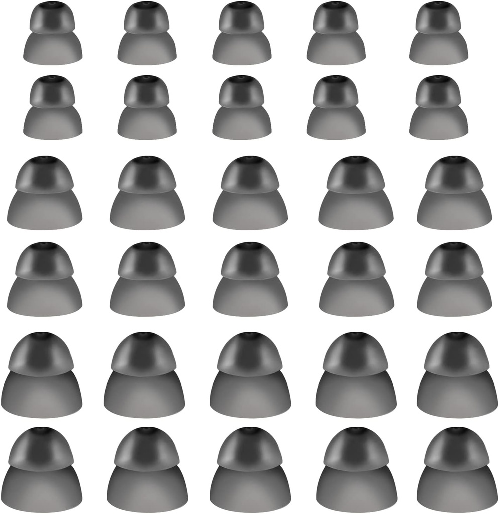 30 kpl Silicone kuulolaite Kupolit kuulolaite korvakupolit Kuulolaite Power Domes korva vinkkejä Resound Sure Fit Style RIC RITE ja Open Fit BTE kuulovahvistin [suuri, keskikokoinen, pieni]