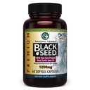 Amazing Yrtit Premium Musta siemen öljy kapselit - korkea teho, kylmä Pressed Nigella Sativa Aids Ruoansulatuskanavan, immuuni tuki & aivojen toiminta - 60 Count, 1250mg