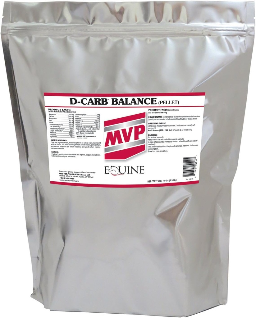 MVP D-Carb Balance (10lb) tukee glukoosiaineenvaihduntaa + vitamiineja ja probiootteja...