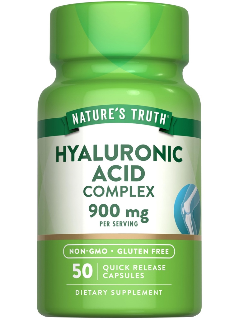 Nature's Truth Hyaluronic Acid with Collagen & MSM 900mg 50 Kapselia