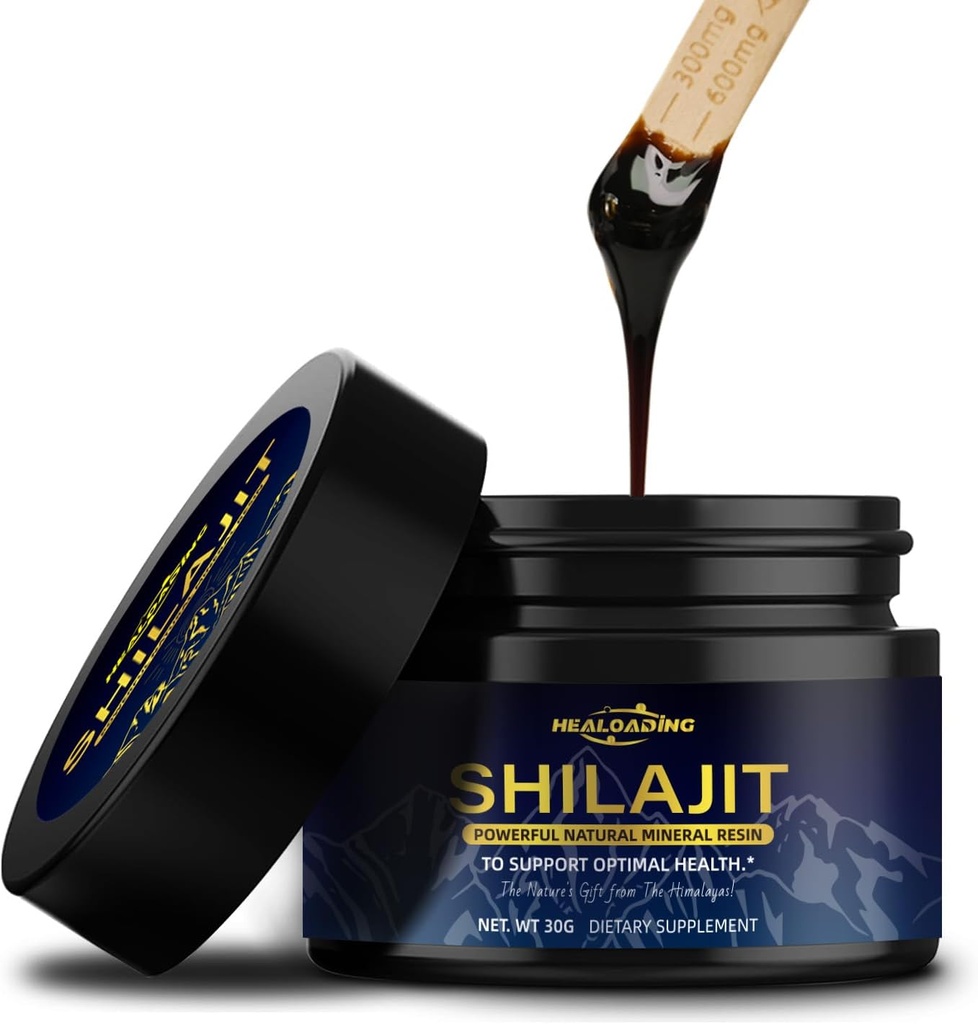 Shilajit Hartsi 100% Himalayan Shilajit: Tukee energiaa, vastustuskykyä, antioksidanttia 30g