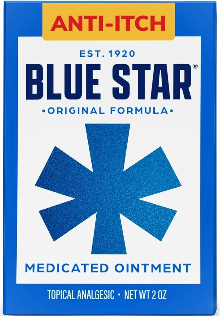 Blue Star Itch lääkevoide 2 oz (Packof 5) VJC#Re