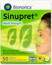 Sinupret Adult Strength Sinus + Immuuni tuki Kaikki luonnolliset, nopeasti toimivat kasviperäisten Nasal Passage & Immuniteetti Boost täydentää Verbena & Elder Flower - 50 tablettia (paketti 2)