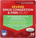 Rite Aid Daytime Vakava Sinus Ruuansulatus ja kivunlievitys - Acetaminophen, 325 mg - 24 Caplets