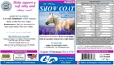 SU-PER Show Coat Supplement för hästar - Stöder mjuka, silkeslen och Shiny Coat - Snabbare Mane och Tail Growth - Aminosyror, B-Complex Vitaminer och mineraler - 12,5 pund, 3 månaders leverans
