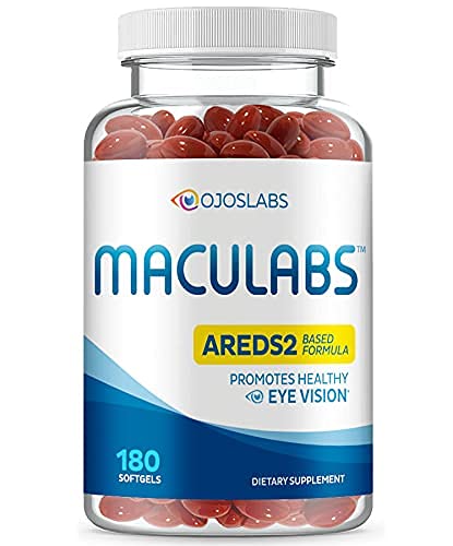 Eye Vitamiinit - AREDS 2 Perustunut Formula - Eye Vitamiini Lutein & Zeaksantiini varten Macular Health - Vision täydentää aikuisille - 180 Softgels Tuki & Hoito silmät - Valmistettu USA