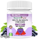 Kids Chewable Iron Supplement, Ferronyl® Carbonyl Iron 9 mg, Vitamin C 30 mg, Grape smak, 90 tabletter (1 flaska)